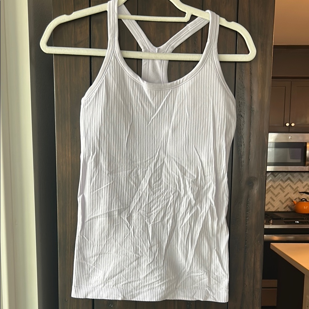 Lavender Lululemon Ribbed Tank Top